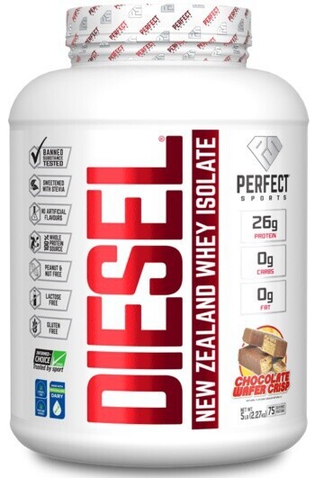 Perfect sports diesel 100% new zealand whey isolate 2270 g - canadian