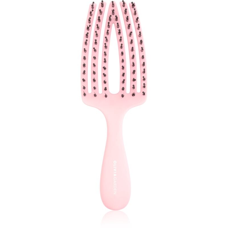 Olivia Garden Fingerbrush Kids Pink kefa na vlasy 1 ks