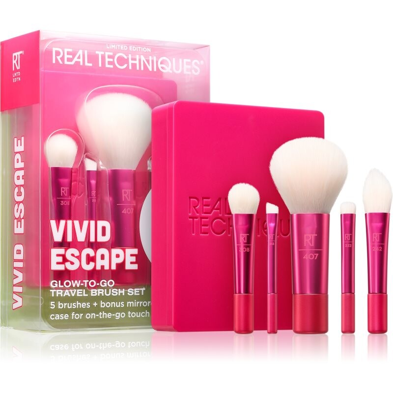 Real Techniques Vivid Escape Travel Brush Set sada štetcov