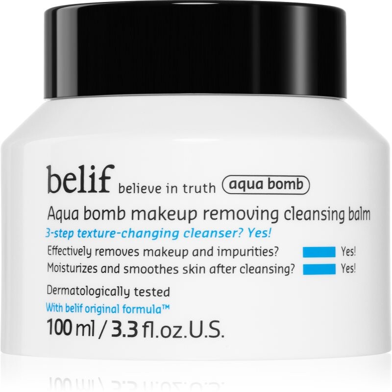 belif Aqua Bomb Makeup Removing Cleansing Balm odličovací a čistiaci balzam s hydratačným účinkom 100 ml