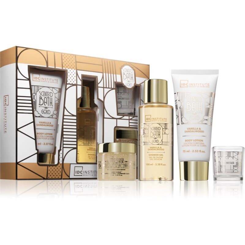 IDC Institute Scented Bath Gold Perfect Bath darčeková sada pre ženy