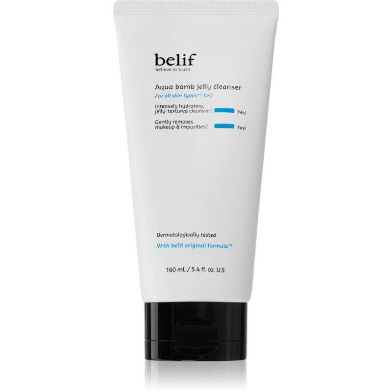 belif Aqua Bomb Jelly Cleanser hydratačný čistiaci gél s upokojujúcim účinkom 160 ml