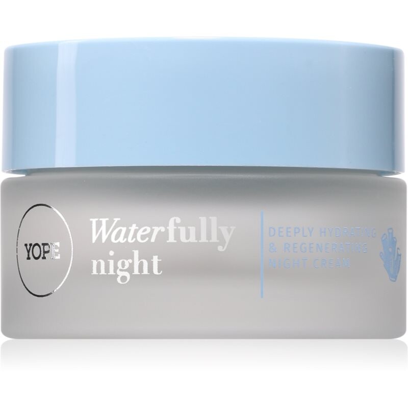 Yope Waterfully Deeply Hydrating & Regenerating Night Cream hydratačný nočný krém 50 ml