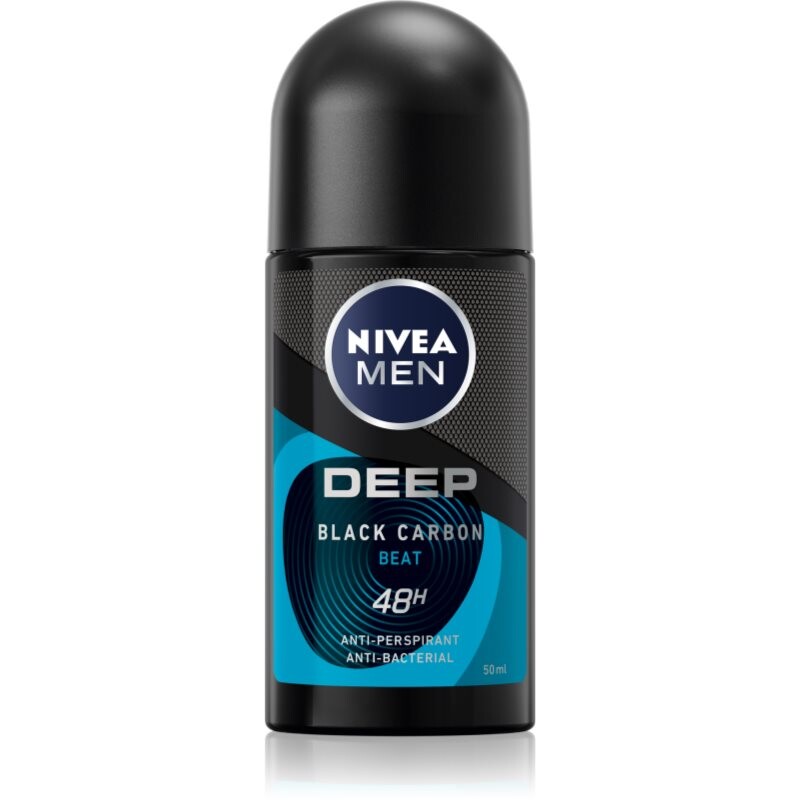 Nivea Men Deep Beat guličkový antiperspirant 48h pre mužov 50 ml
