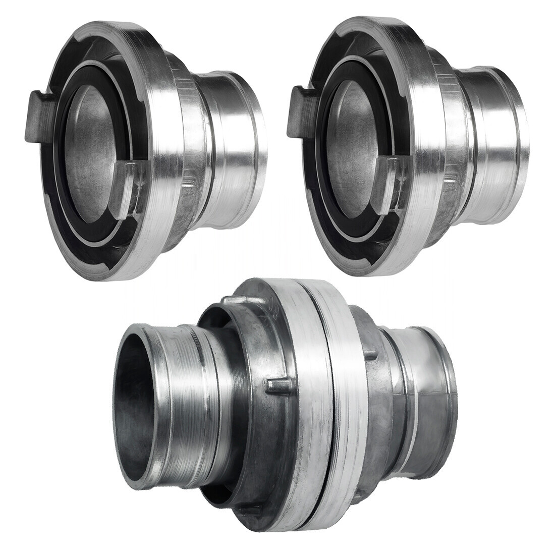 Rýchlospojka 3'' 78 mm pre hadice hasičské hadice, v sade 2 spojky TA524