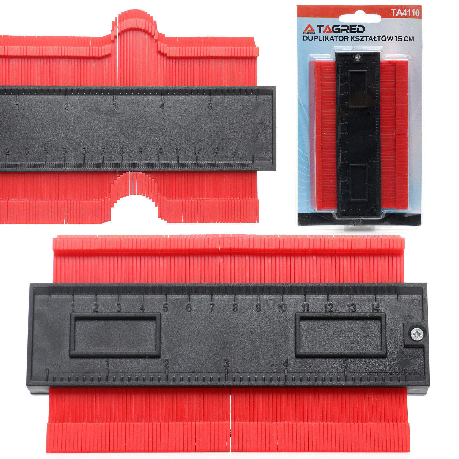 Šablóna na kopírovanie tvarov 25 cm TA4111