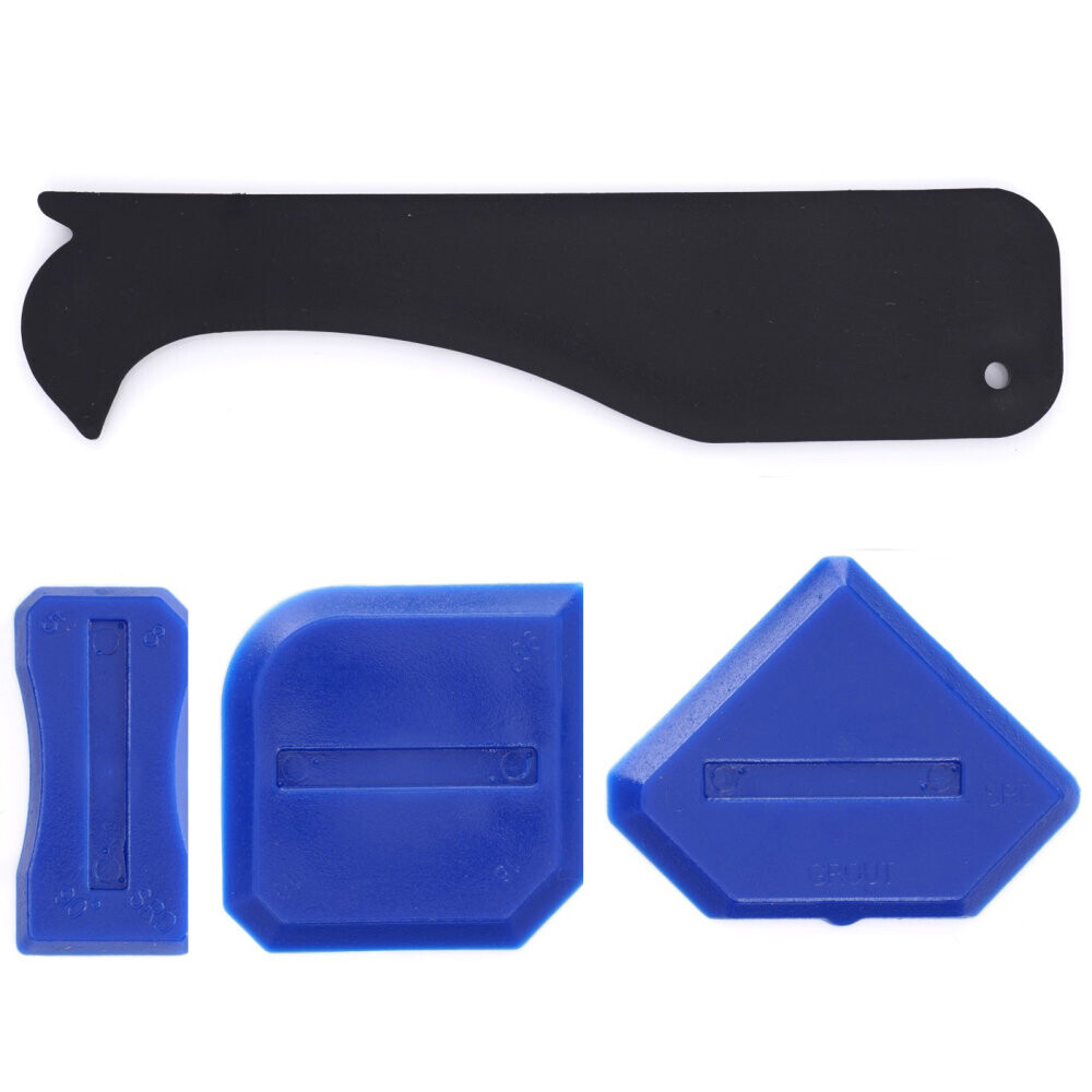 Špachtle na silikón s odrezávačom, na vyhladzovanie škár, 4 ks TA4134