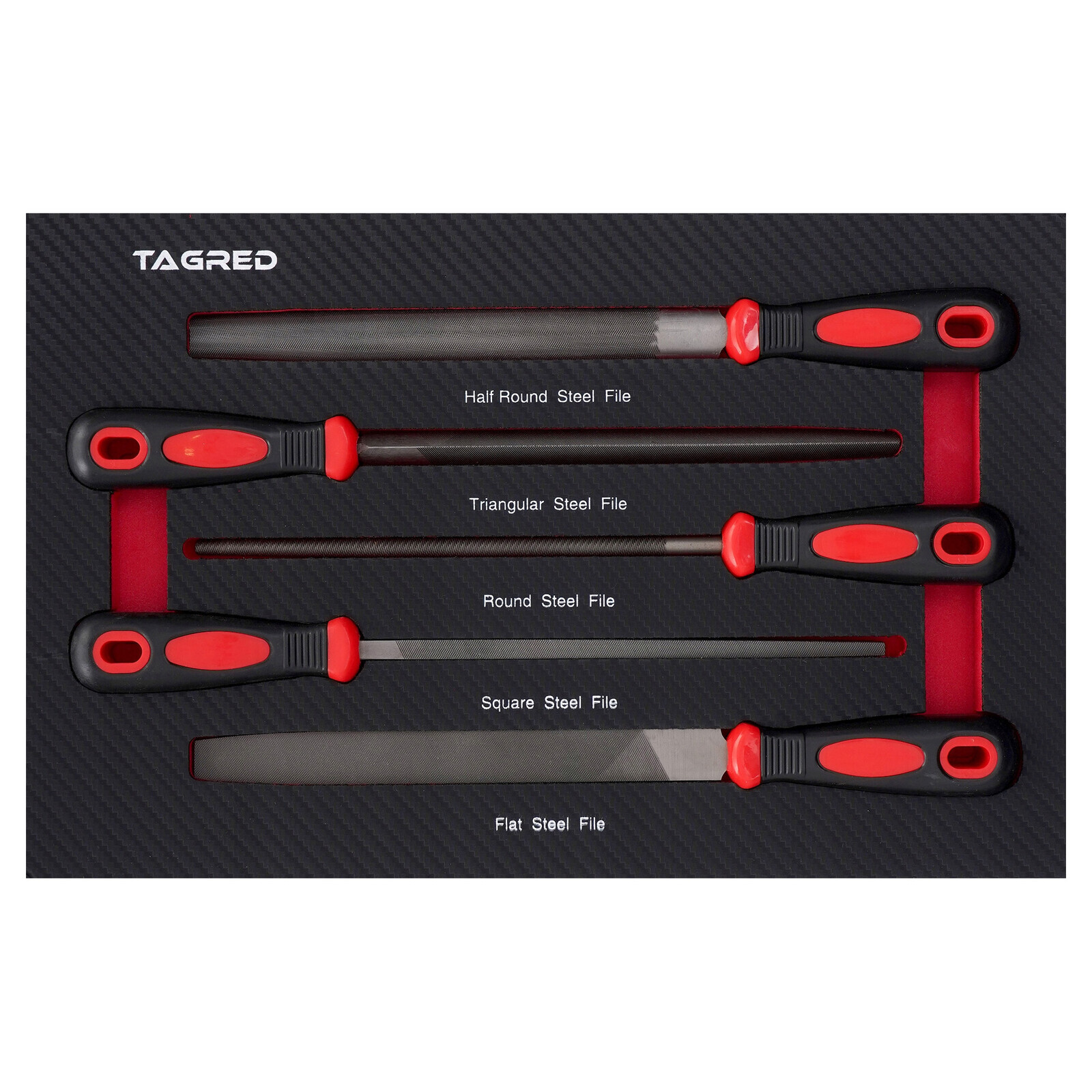 Vložka do dielenského vozíka PERFORMANCE, sada pilníkov 5 dielov TA19639