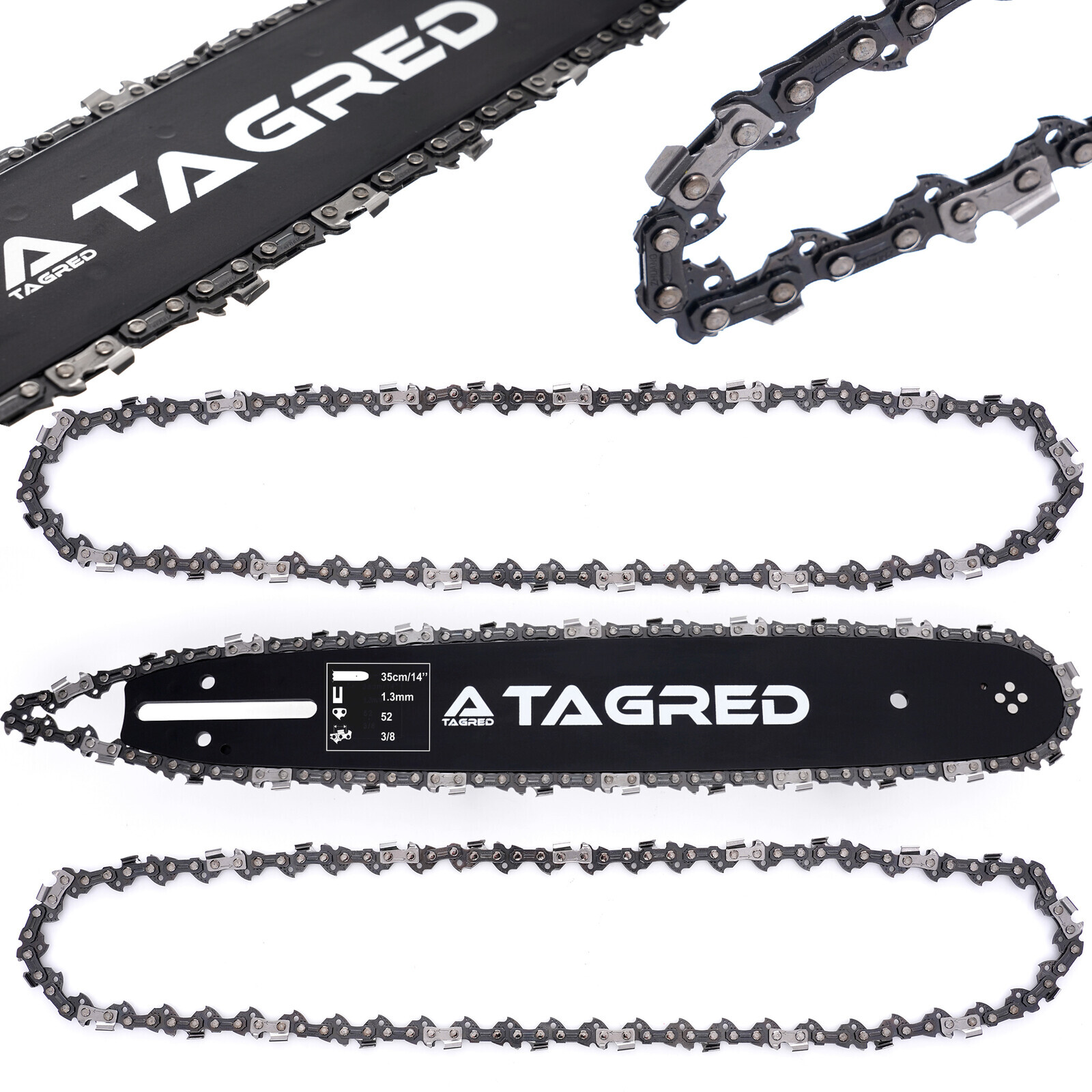 Vodná lišta + 2x reťaz 35 cm 14