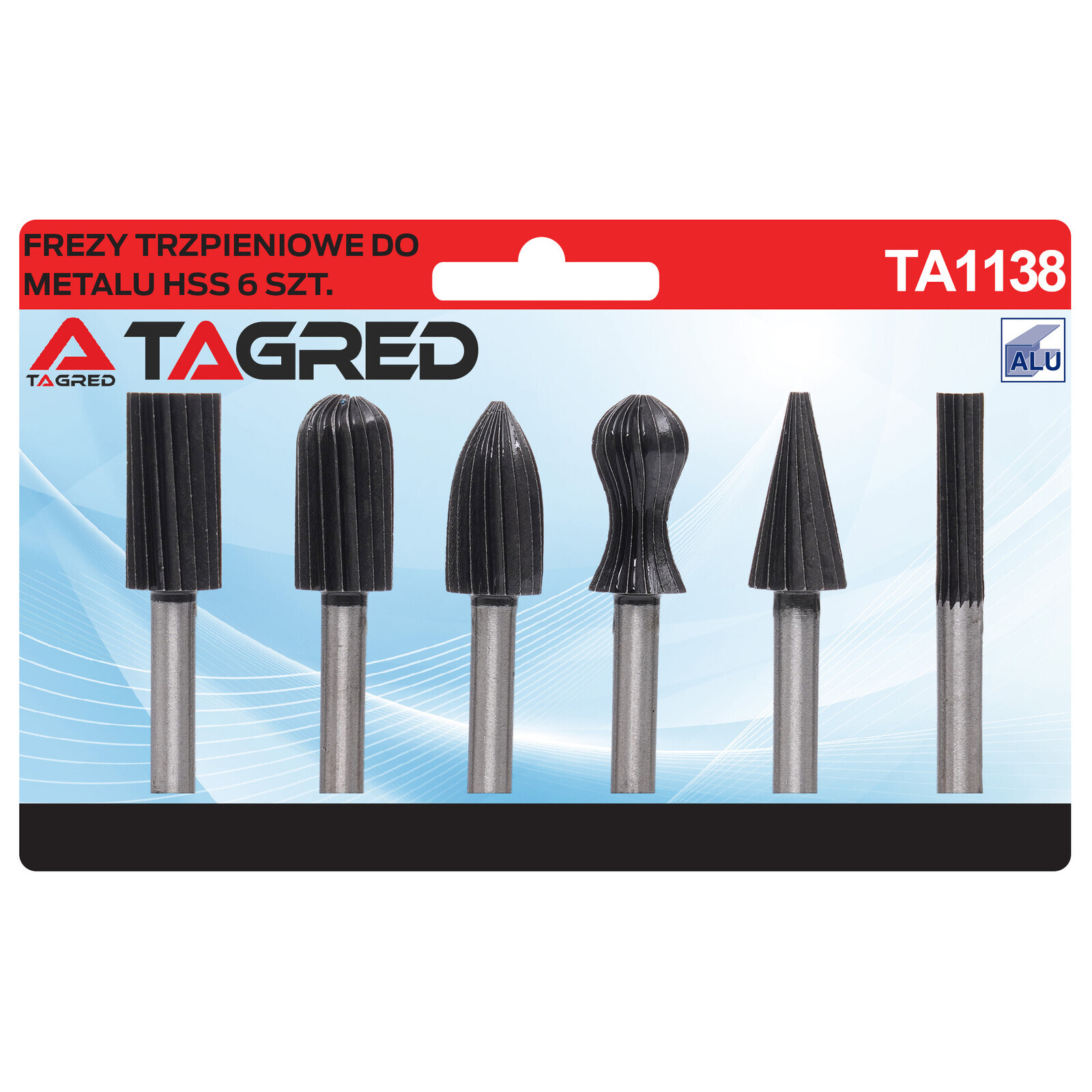 Vrtáky 6 ks Vrtáky HSS, na kov TA1138