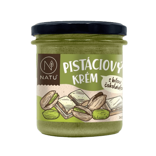 NATU Pistáciový krém s bielou čokoládou 300 g