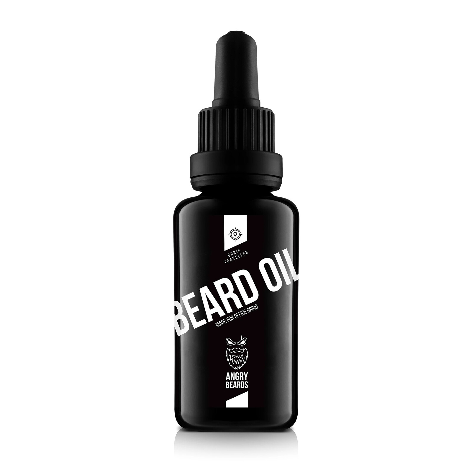 Angry Beards Olej na bradu a fúzy Chris Traveller 30 ml