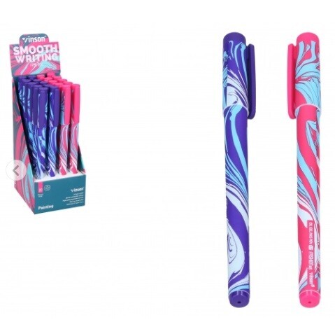 Pero guľôčkové Vinson s modrou náplňou 0,7mm - náhodná