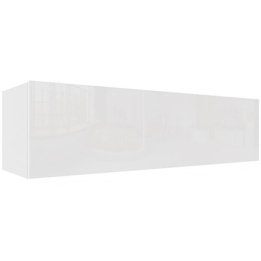 Závesná skrinka Izumi-43-WH biela mat/lesk