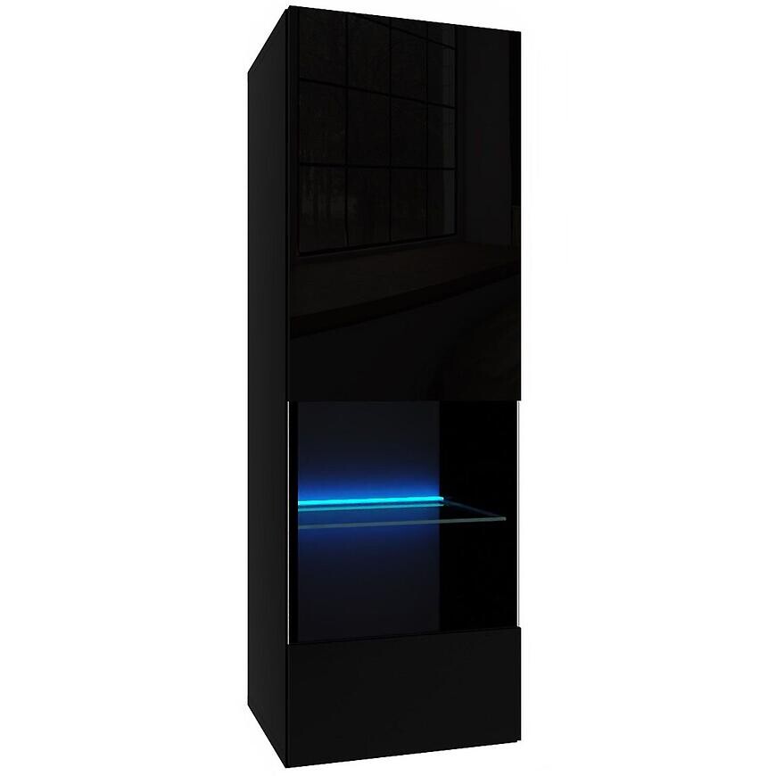 Závesná skrinka Izumi 2 BL čierna mat/lesk