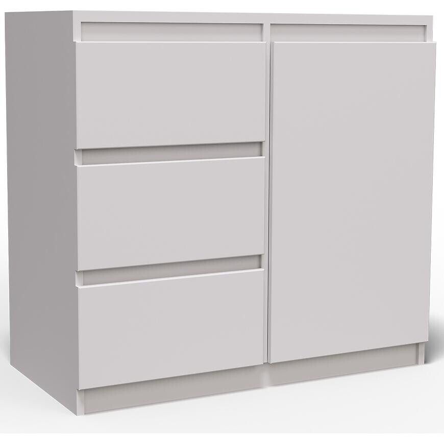 Komoda Merg 3S1F biela