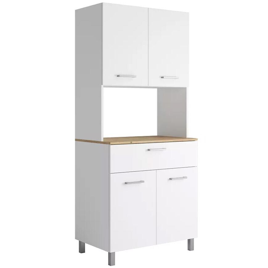 Príborník Milano biela doska dub artisan