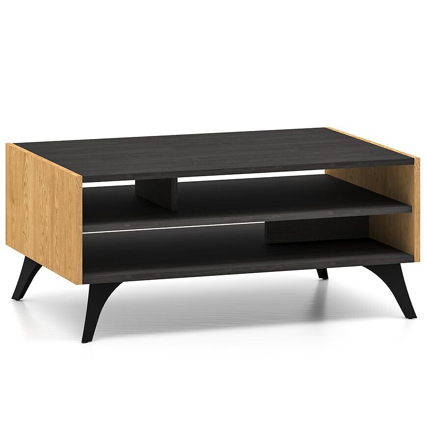 Konferenčný stolík Toscania 07 Dub  Dune/jaseň čierny