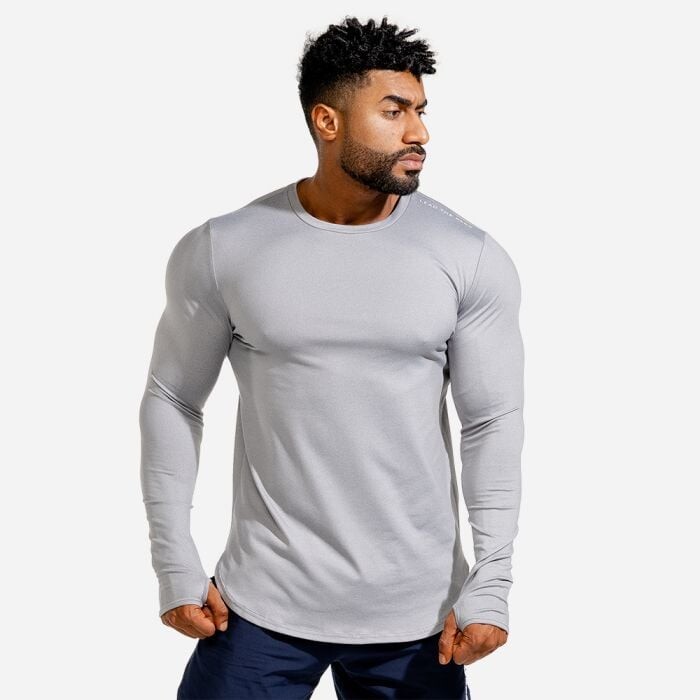 SQUATWOLF Long Sleeve Statement Muscle Grey  L