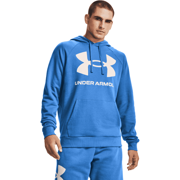 Under Armour Mikina Rival Fleece Big Logo HD blue  L