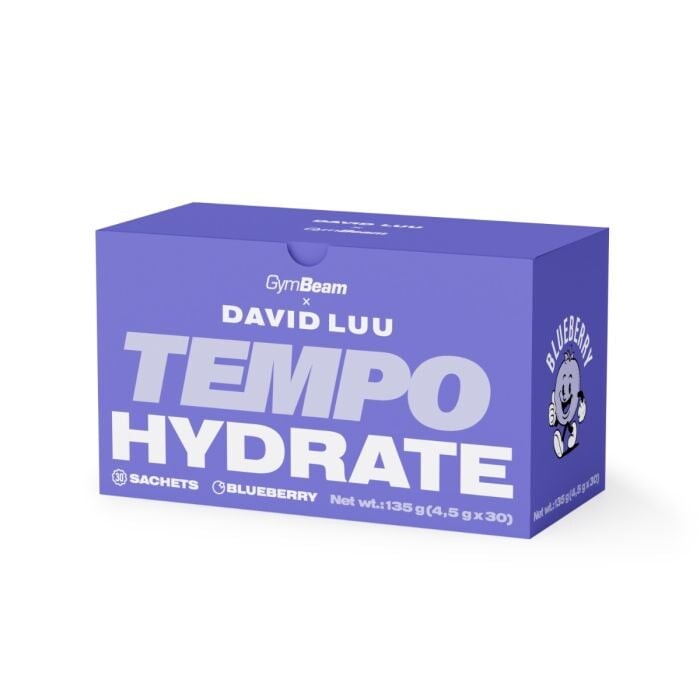 GymBeam TEMPO Hydrate 135 g čučoriedka