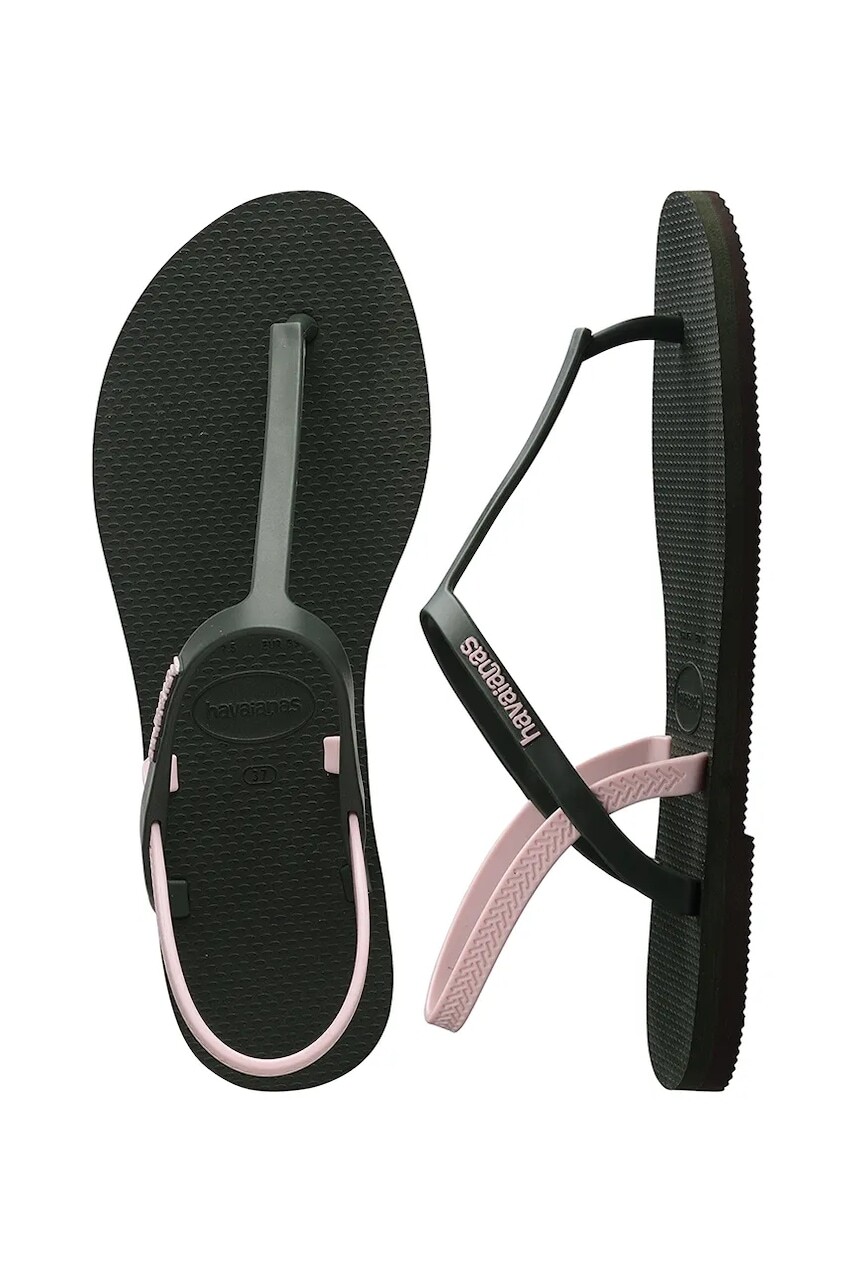 Sandále Havaianas YOU PARATY RJ dámske, zelená farba, 4148985.4896