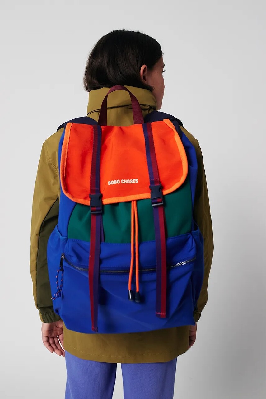 Detský ruksak Bobo Choses modrá farba, veľký, vzorovaný, 225AI051