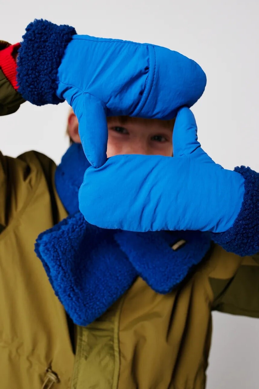 Detské rukavice Bobo Choses modrá farba, 225AI029