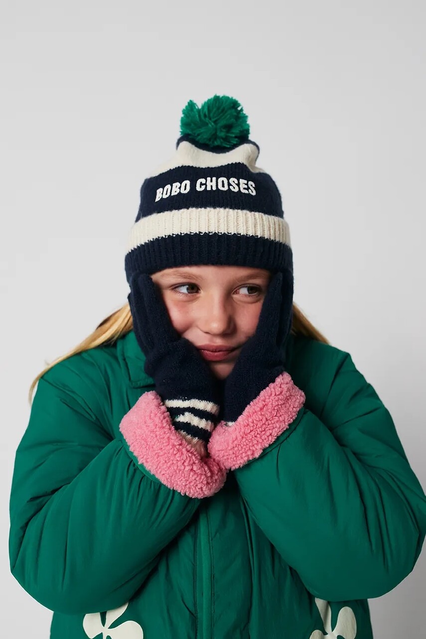 Detská čiapka Bobo Choses tmavomodrá farba, 225AI041