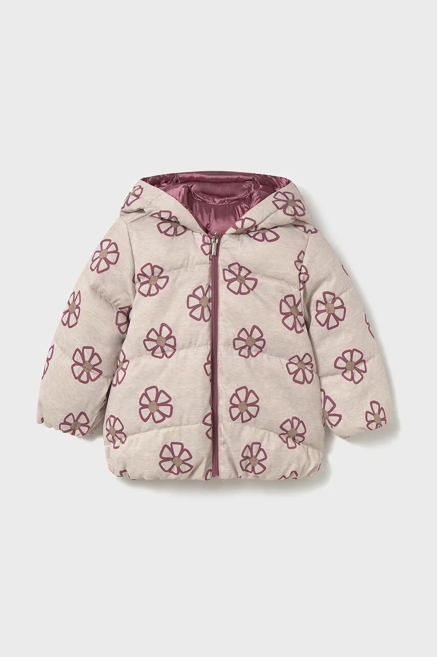 Detská obojstranná bunda Mayoral ružová farba, 2437
