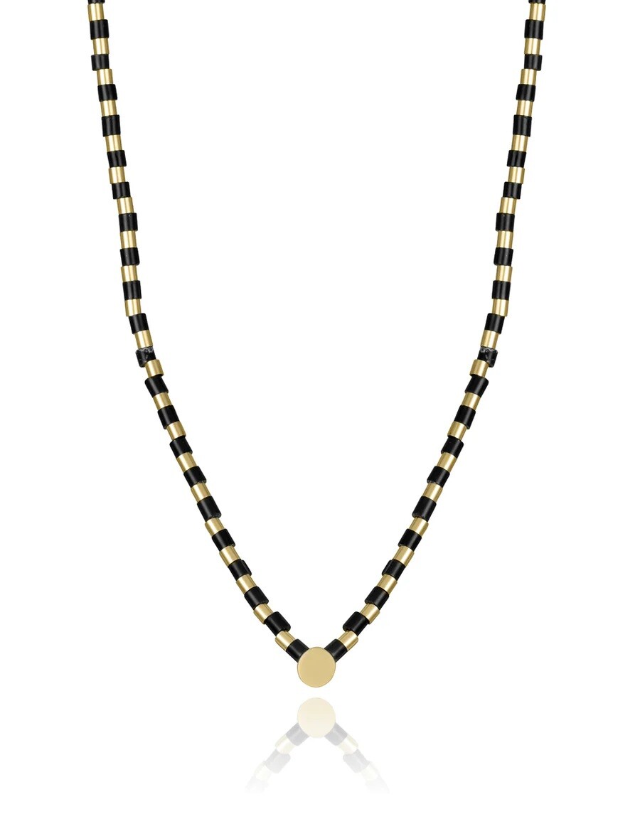 Viceroy Dámsky korálkový náhrdelník s achátom Chic 14191C01012