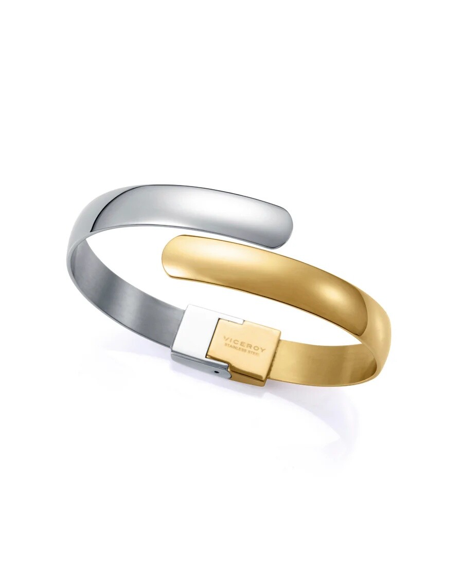 Viceroy Pevný bicolor náramok z ocele Air 75370P01012
