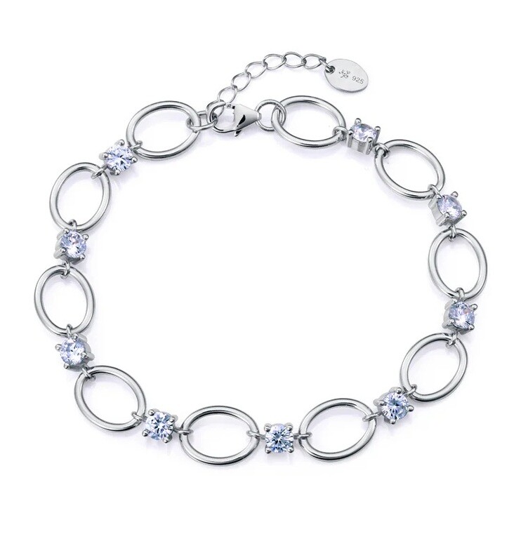 Viceroy Fashion strieborný náramok s kubickými zirkónmi 13226P000-30