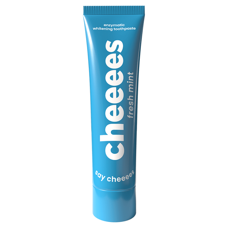 CHEEEES Fresh mint enzymatická bieliaca zubná pasta 60 g