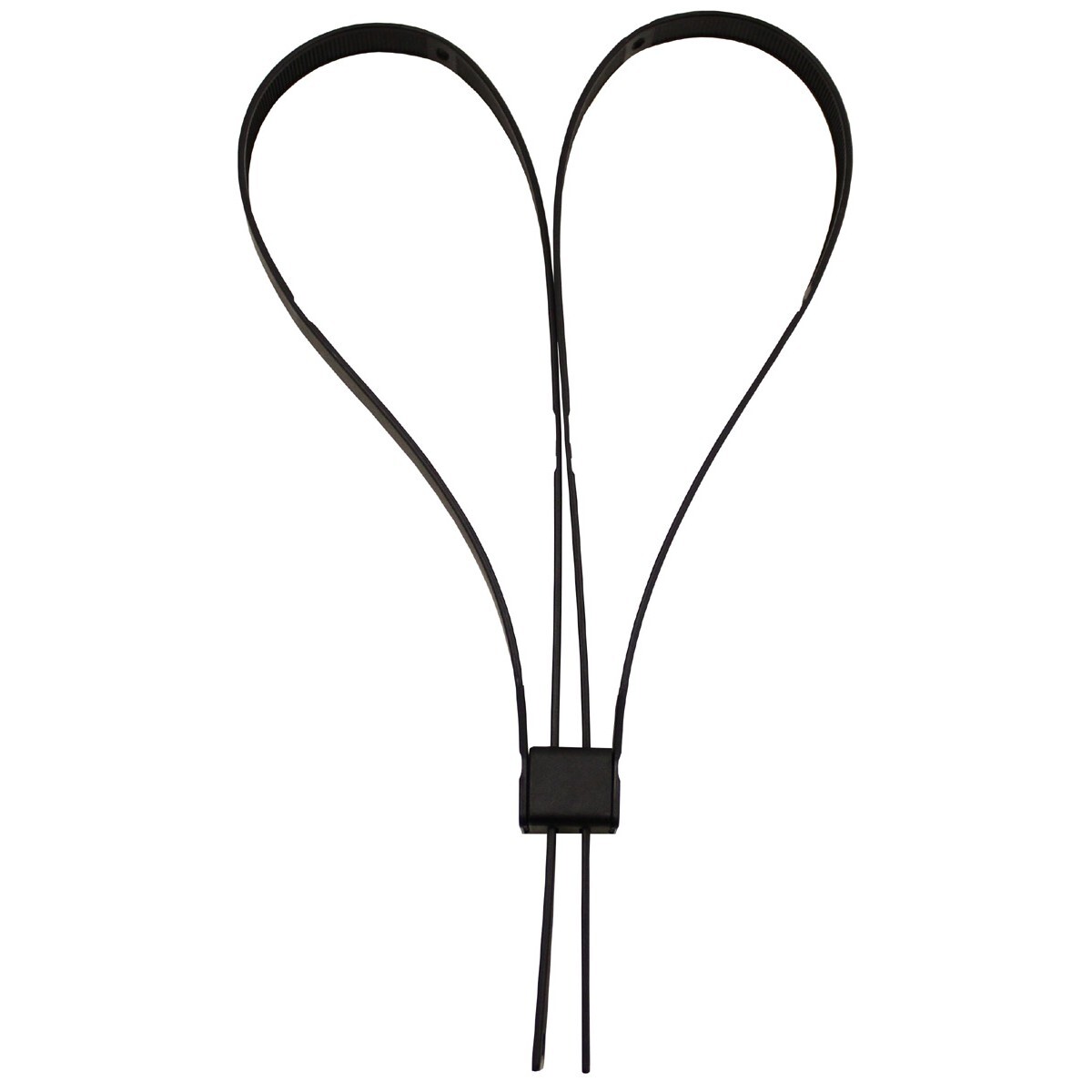 Putá plastové jednorazové MFH 55 cm 1 ks - čierna