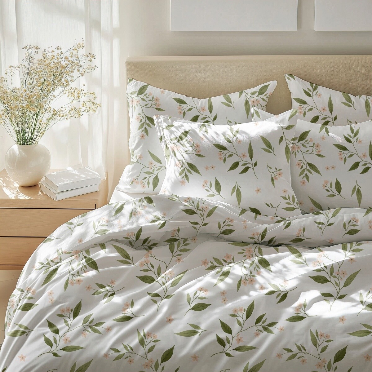 Stanex Bavlnené posteľná bielizeň Jasmín, 140 x220 cm, 70 x 90 cm, 140 x 220 cm, 70 x 90 cm