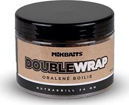 Mikbaits Boilies ManiaQ Double Wrap NutraKRILL 24 mm, 500 ml