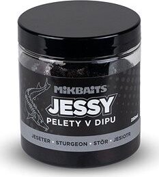 Mikbaits Pelety v dipe Jessy jeseter rad Jessy 250 ml 20 mm