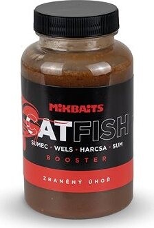 Mikbaits Booster Catfish Zranený úhor 250 ml