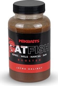 Mikbaits Booster Catfish Pečeň Halibut 250 ml