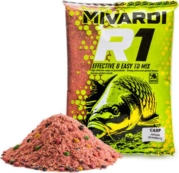Mivardi Vnadící směs R1 CARP Jahoda 950 g