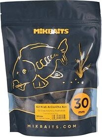 Mikbaits Boilies Gangster G2 Krab Ančovička Asa 30 mm, 300 g