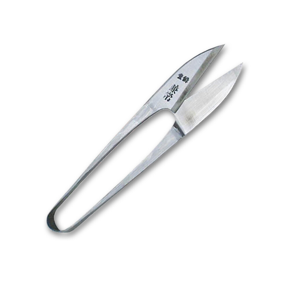 Japonské nožnice U-Shaped Migaki-finishu 105mm - strieborné