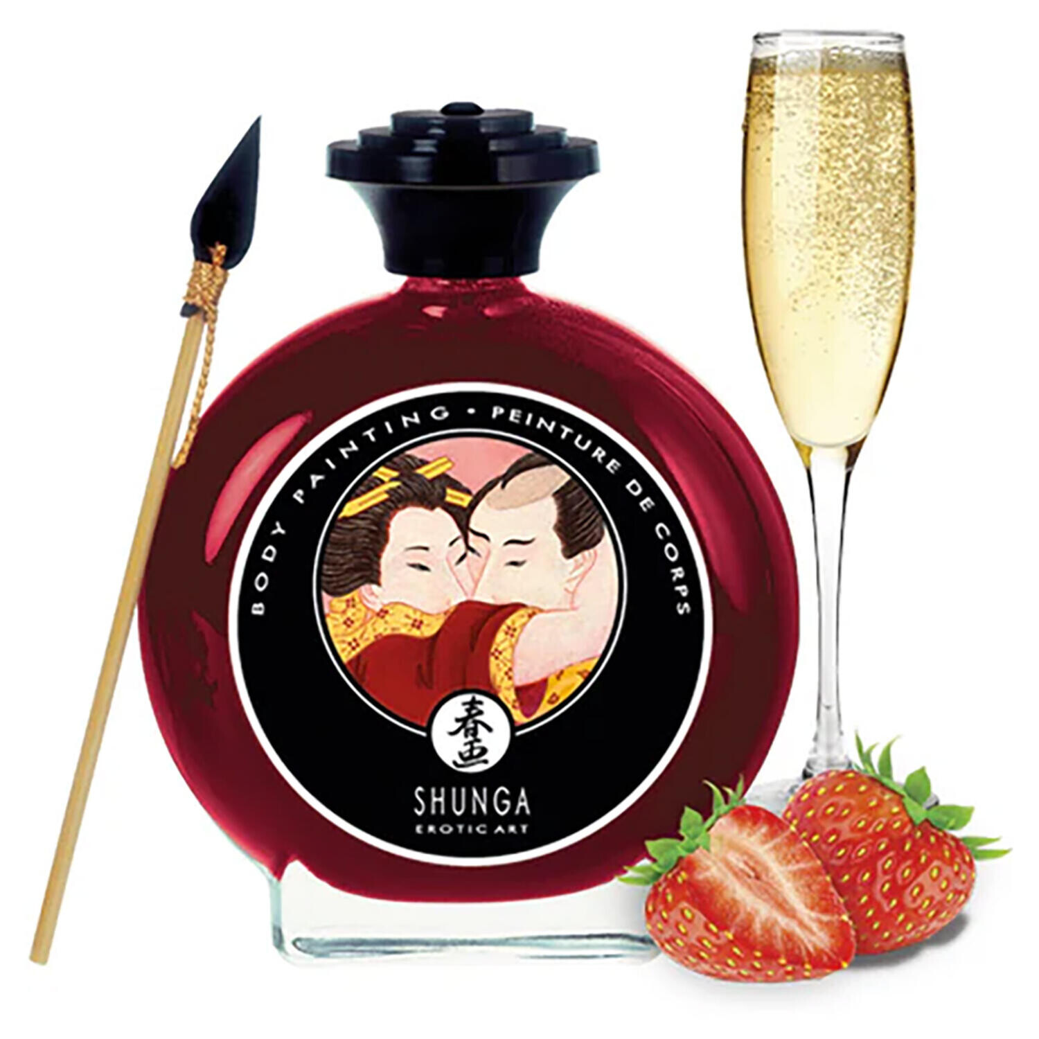 Shunga Chocolate Bodypainting Jahoda 100ml