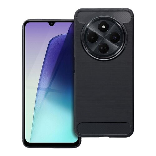 Puzdro Carbon Lux TPU Xiaomi Redmi 14C - čierne