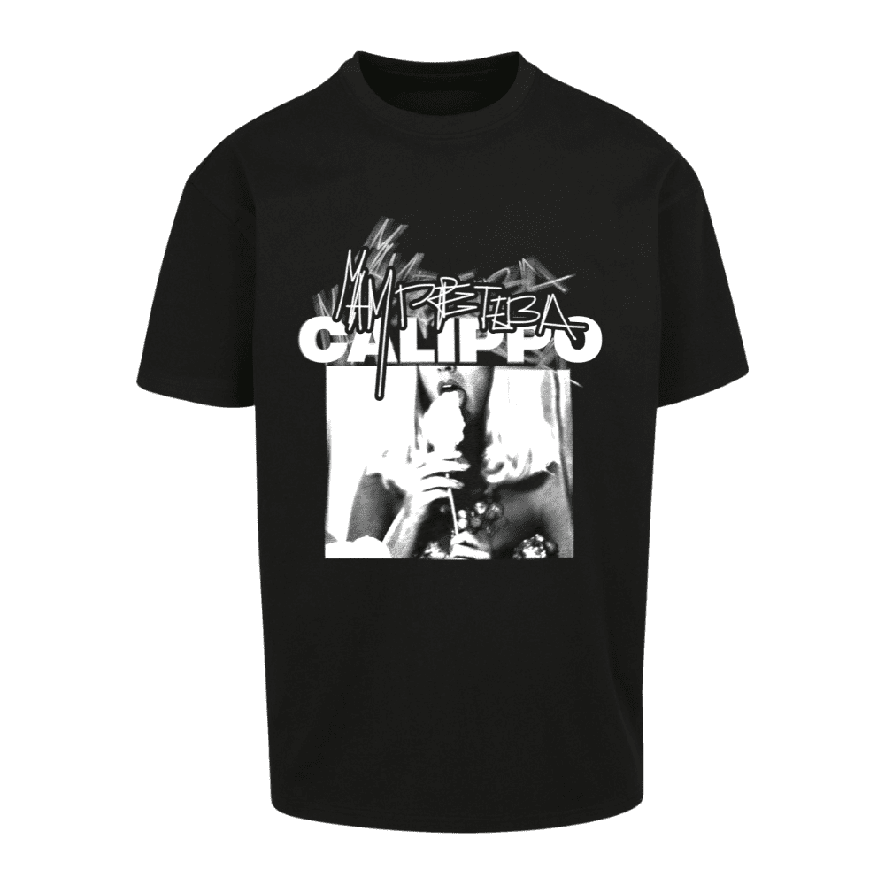 Alan Murin tričko Calippo heavy oversized tee Čierna S
