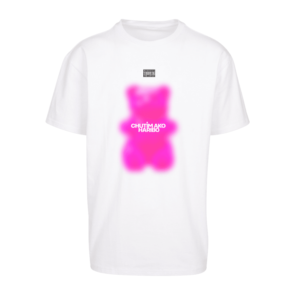 Alan Murin tričko Haribo heavy oversized tee Biela S