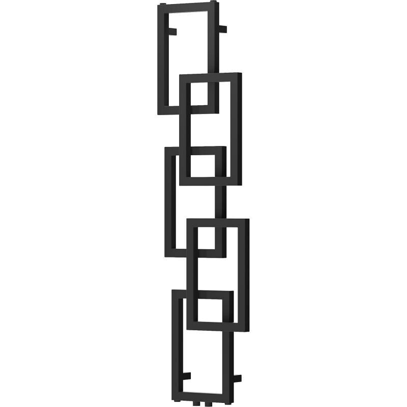 MEXEN - Grid vykurovací rebrík/radiátor dekoratívny 1360 x 390 mm, 349 W, čierna W215-1360-390-00-70