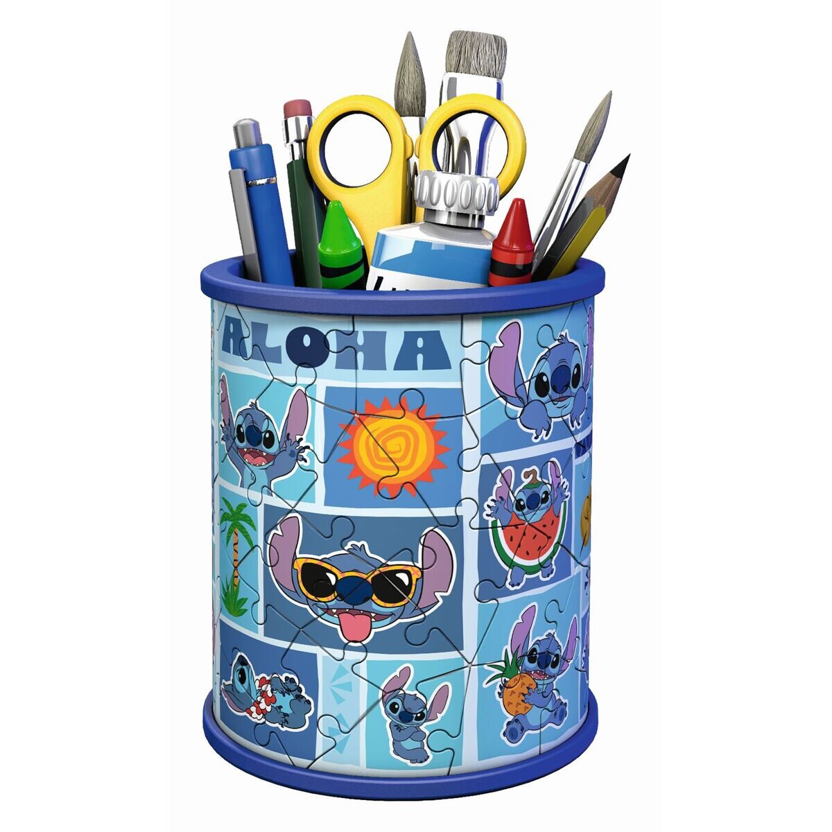 Ravensburger Stojan na ceruzky Disney: Stitch 3D Puzzle 57 dielikov