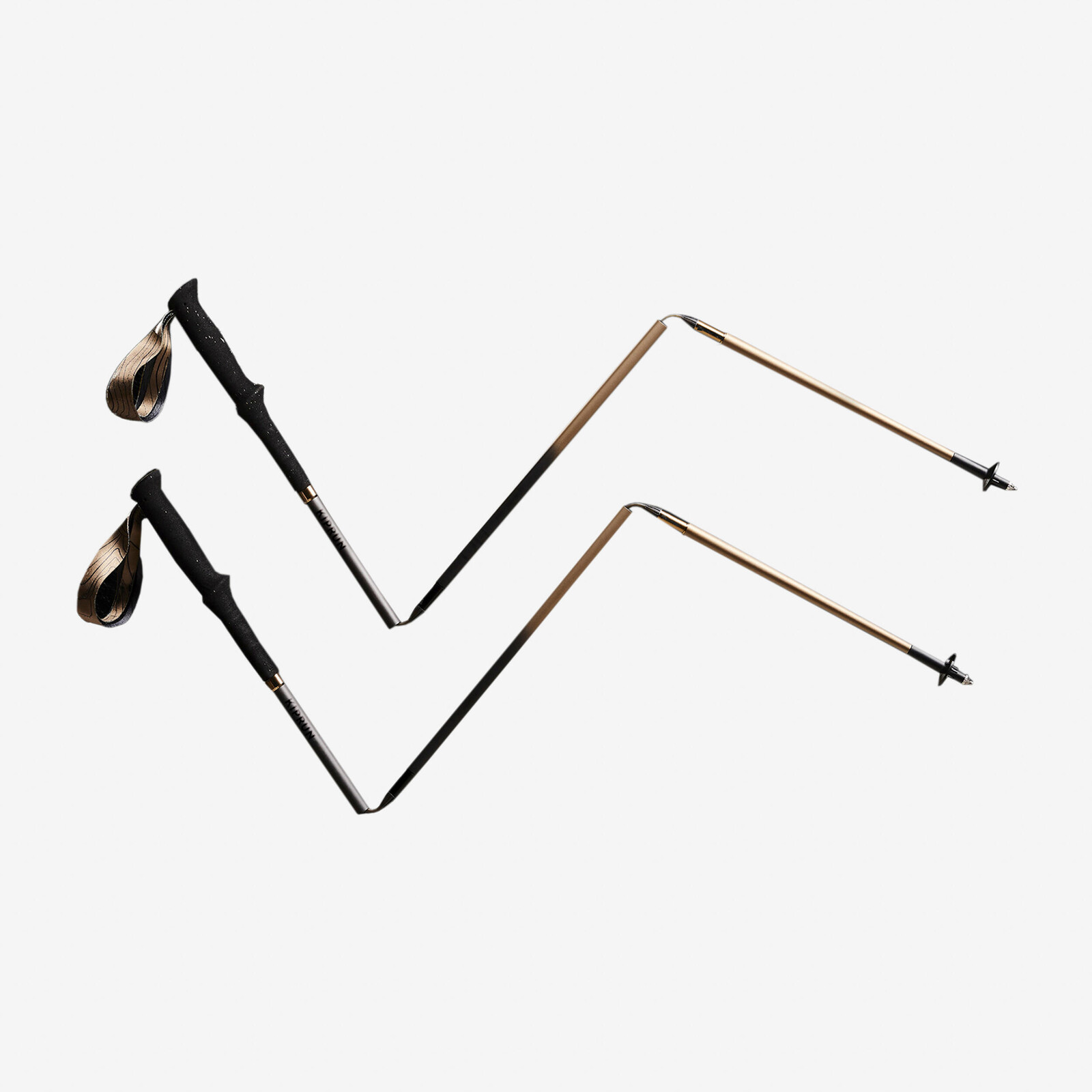 Skladacie trailové palice karbónové 3 časti